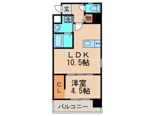 Ａｐａｒｔｍｅｎｔ3771の物件間取画像